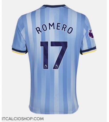 Tottenham Hotspur Cristian Romero #17 Seconda Maglia 2024-25 Manica Corta